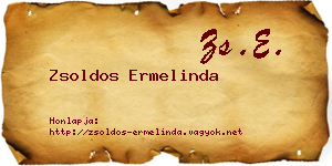 Zsoldos Ermelinda névjegykártya